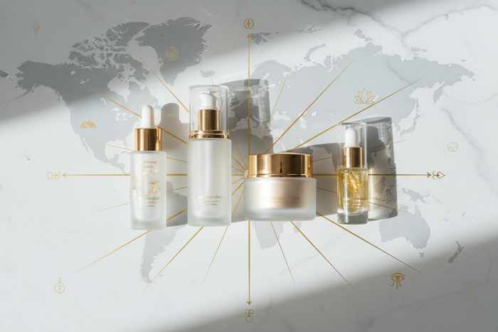 Close-up of a hand applying a thick layer of sunscreen (SPF 50) on a face, emphasizing the non-negotiable number one rule of skincare for anti-aging protection.