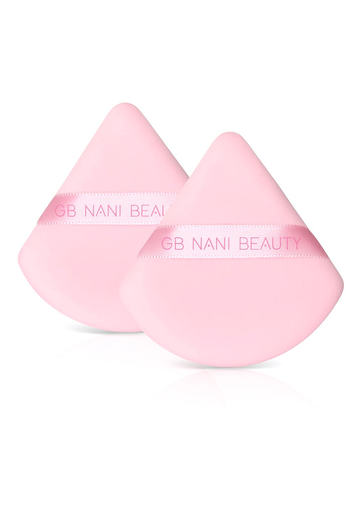 2 PCS  POWDER PUFF